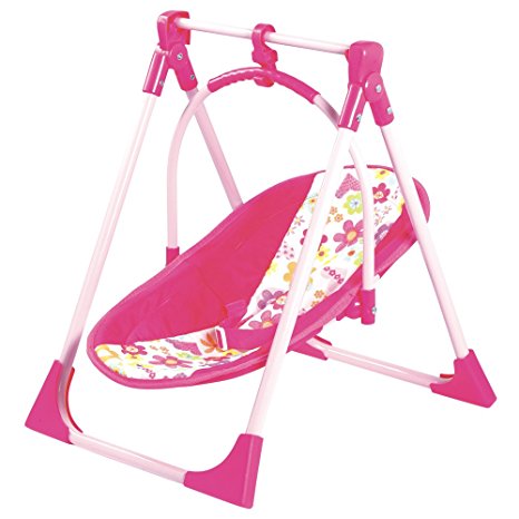 Adora 4-in-1 Playset (Baby Carrier Seat, Swing & High Chair) for Dolls up to 20 inches