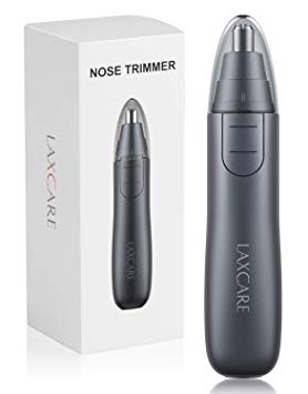 Nose Hair Trimmer, Laxcare Ears and Nose Trimmer Shaver Clipper Removal Dual Edge Blades for Men Women