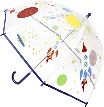 Dinzio Kids Boys Girls Childrens 3D Umbrella