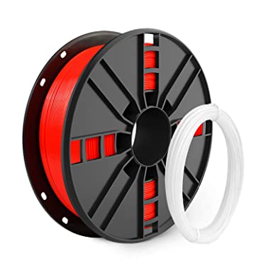 Red PLA 3D Printer Filament 1.75mm, PLA Filament with 20g Cleaning Filament, Dimensional Accuracy  /- 0.02mm, 1kg Spool(2.2lbs), NovaMaker PLA Red