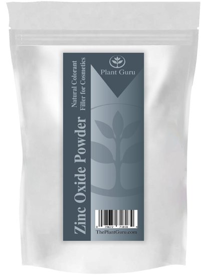 Zinc Oxide Powder - Non-Nano and Uncoated, High-Purity, Pharmaceutical Grade Zinc French Processed Powder is Perfect for Making Sunscreen, Sunblock, Home-Made Deodorant, Soap, Mineral Make Up, Baby Powder, Diaper Rash Cream, Acne Cream, etc. - Professionally Packaged in (1/2 pound / 8 oz.) Quality Heat Sealed Resealable Zip Lock Pouch