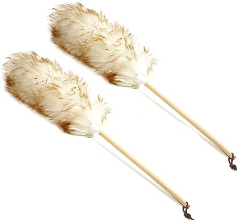 Norpro 24-Inch Pure Lambs Wool Duster with Wood Handle (2, 24-Inch)