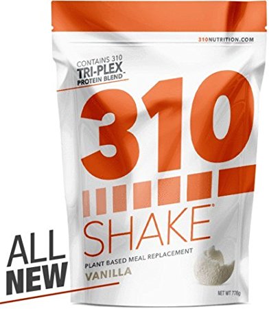 Vanilla Meal Replacement | 310 Shake Protein Powder is Gluten and Dairy free, Soy Protein and Sugar Free | Includes Free Recipe eBook | 28 Servings