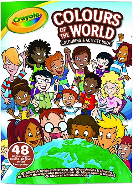 Crayola Colours of the World - Album Activity & Coloring, 48 Coloring Pages and Educational Activities, 25-0717