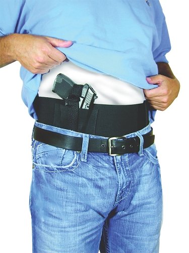 Belly Band with 2 Mag Pouches Black
