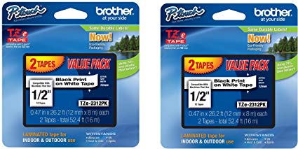 Brother P-Touch TZ Tape TZ-231 4 Value Pack