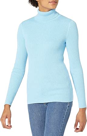 Amazon Essentials Women's Slim-Fit Lightweight Long-Sleeve Turtleneck Sweater