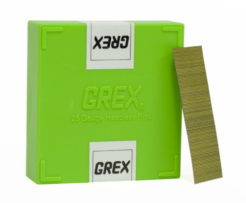 GREX P6/25L 23-Gauge 1-Inch Length Headless Pins, 10,000 per Box