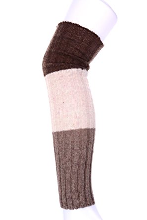 Bronze Times (TM) Women's Tigh-High Knit Crochet Leg Warmers