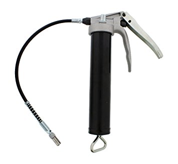 ABN Pistol Grease Gun -8,000 PSI, 18-inch Hose, 6 ½" Inch Rigid Spout