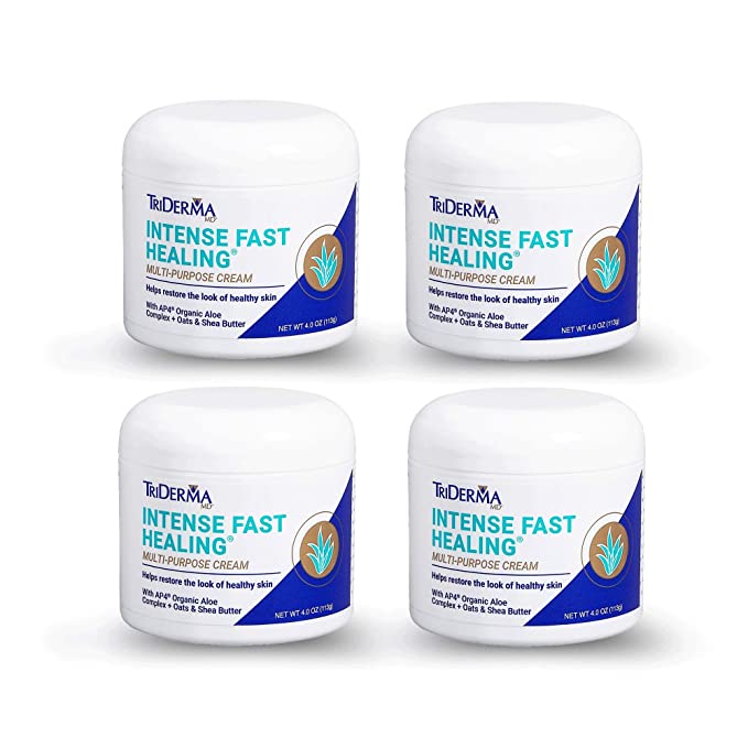 TriDerma Intense Fast Healing cream jar Value 4-Pack