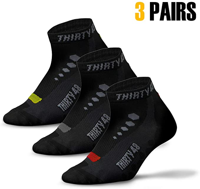 Thirty48 Cycling Socks for Men and Women | Unisex Breathable Sport Socks