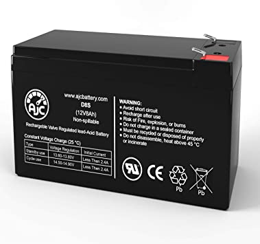 Werker WKA12-8F 12V 8Ah Sealed Lead Acid Battery - This is an AJC Brand Replacement