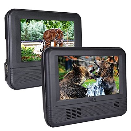 RCA 7" Screens Mobile DVD System with Dual Screens