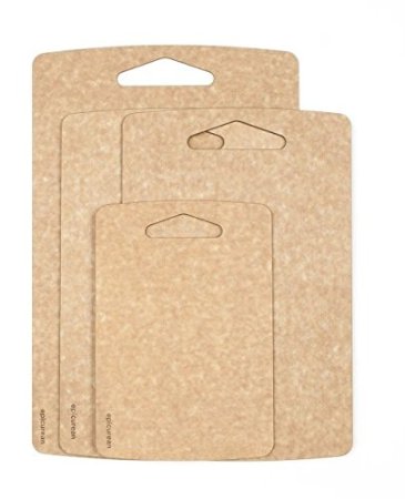 Prep Series Cutting Boards by Epicurean, 4 Piece, Natural