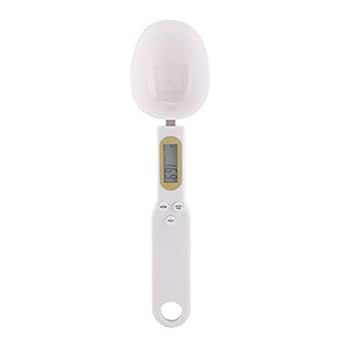 Electronic Measuring Spoon, Digital Spoon Scale Weigh Up 1-500g Digital Kitchen Spoons Large LCD Display Measurements Ounces Grams Karats High Precision Electronic Spoon Scale