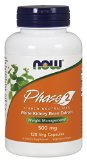 NOW Foods Phase 2 Starch Neutralizer 500mg 120 Vegetarian Capsules