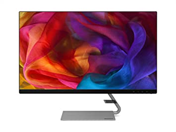 Lenovo 27-inch QHD IPS Panel Monitor with 16:9 Aspect Ratio, 75Hz, 4ms, 300 nits Brightness, AMD FreeSync -Q27q-10 (Iron Gray)