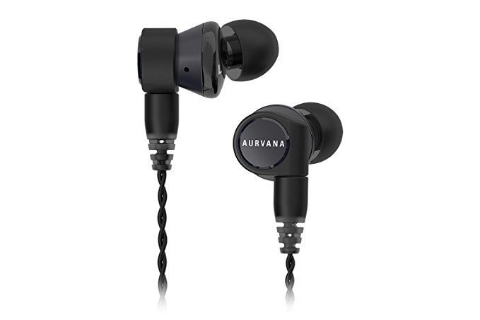 Creative Aurvana Trio Audiophile In-Ear Headphones with Hybrid Triple Drivers and Detachable MMCX Braided Cable