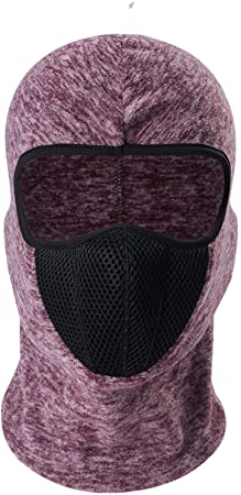 Toplor Face Balaclava Scarf Neck Warmer - Thermal Full Face Mask/Winter Windproof Neck Gaiter with Drawstring/Hood Masks