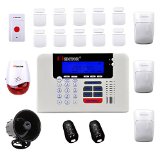 Pisector Professional Wireless Home Security Alarm System Kit with Auto Dial PS03-M
