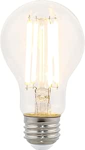 Westinghouse 5255000 10 Watt (100 Watt Equivalent) A19 Dimmable Clear Filament LED Light Bulb, Medium Base