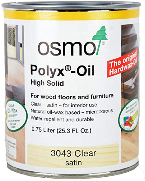 Osmo Polyx-Oil - 3043 Clear Satin - .75 Liter