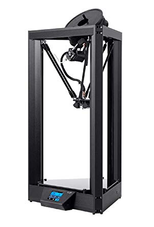 Monoprice Delta PRO 3D Printer with (270 x 300 mm) Heated Glass Build Plate, Auto Leveling, Triple Fan, PID Tuning, Fully Assembled   Free MicroSD Card Preloaded with Printable 3D Models