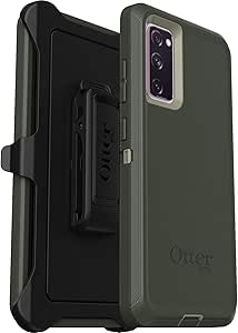 OtterBox Galaxy S20 FE 5G (Only) - Defender Series Case - Lichen The Trek (Green) - Rugged & Durable - with Port Protection - Holster Clip Included