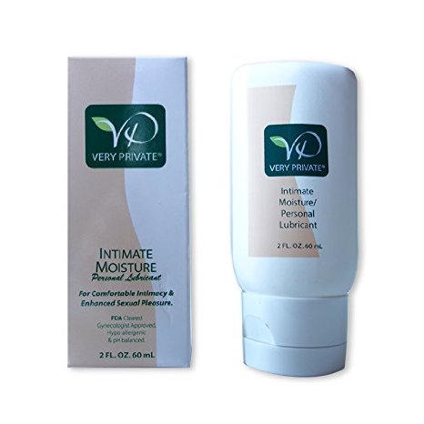Very Private Intimate Moisture 2oz, 2-in-1 Moisture and Personal Lubricant