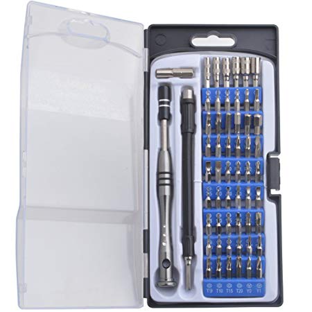 Gunpla 58 In 1 Precision Screwdriver Set with 54 Bits Magnetic Screwdriver Kit for iPhone, Laptops, Xbox, Smartphones, Game Consoles, Eyeglasses, Watch, etc