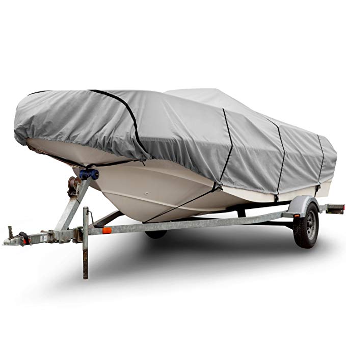 Budge B-631-X8 Gray 24'-26' Long (Beam Width Up to 106") Boat Cover