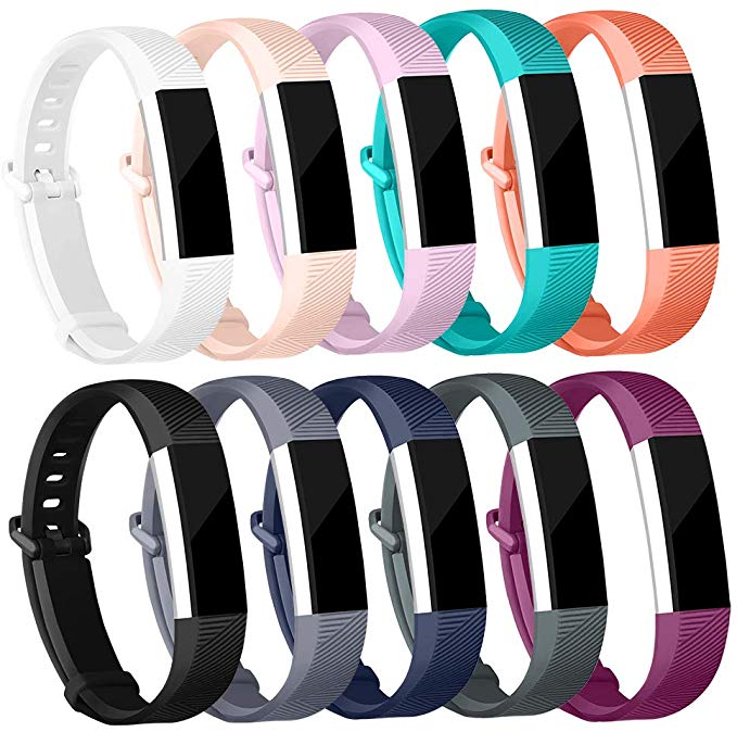 iGK Replacement Compatible for Fitbit Alta Band and Fitbit Alta HR Bands, Newest Adjustable Sport Strap Smartwatch Fitness Wristbands