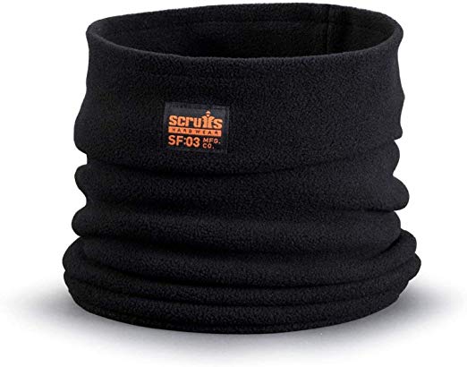 Scruffs T54307 Black Fleece Neck Warmer Snood Scarf, one Size