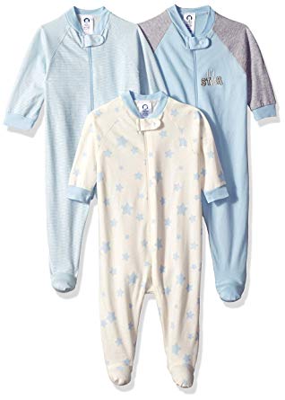 Gerber Baby Boys 3-Pack Organic Sleep 'N Play