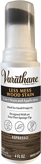 Varathane Less Mess Wood Stain and Applicator, 4 oz, Espresso