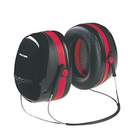 3M Peltor Optime 105 Behind-the-Head Earmuff with Neckband (H10B)