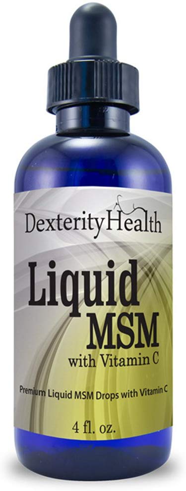 Dexterity Health Liquid Msm Drops With Vitamin C - 4Oz Bottle