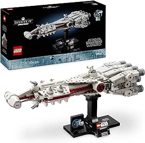 LEGO Star Wars Tantive IV, Vaisseau Spatial à Collectionner, Set de Construction Créatif pour Adultes, Véhicule Mythique, Idée Cadeau d’Anniversaire pour Fans de la Saga 75376