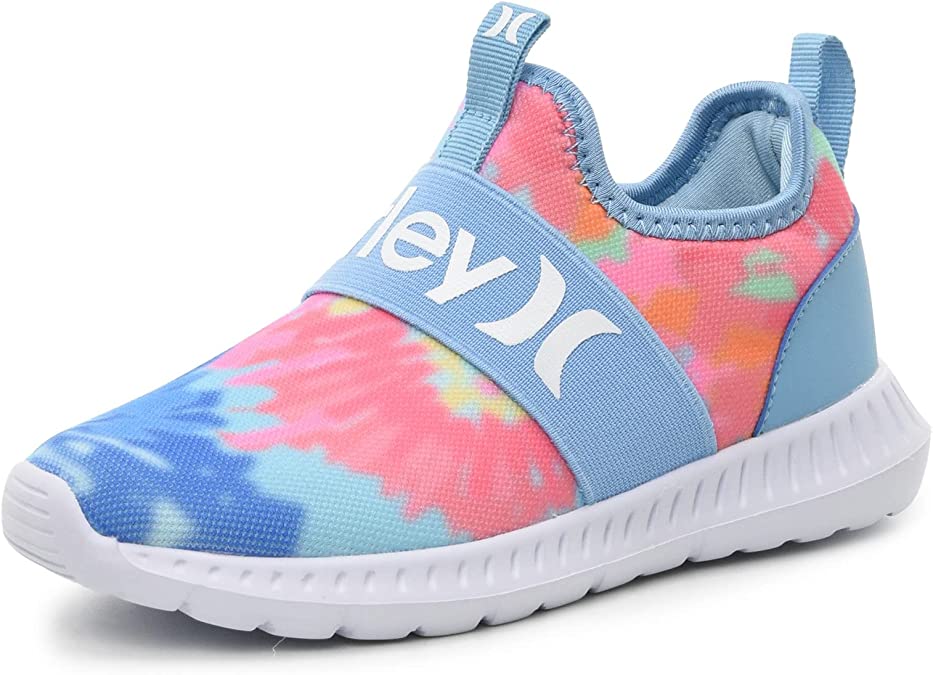 Hurley Kids Slip on Sneakers - Shoes for Boys & Girls - Unisex Child Running & Walking Sneaker - Lightweight & Breathable for All Day Comfort