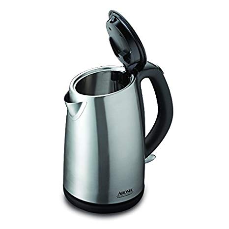 Aroma Housewares AWK-272SB Professional Stainless Steel Electric Kettle, 1.7 L, Silver