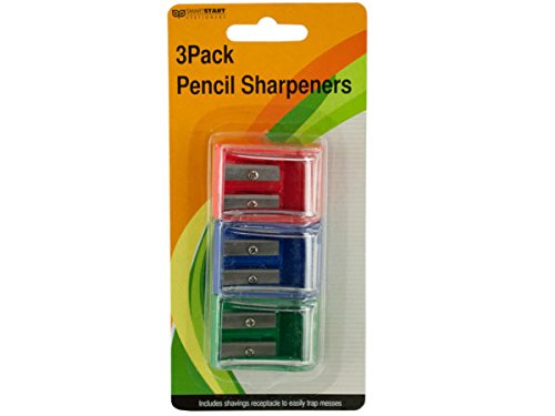 Dual Hole Pencil Sharpeners Set - Pack of 24