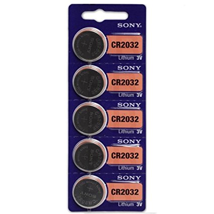 Sony 5 Pcs CR2032 CR 2032 - 3V Lithium Button Cell Battery Batteries - NEW