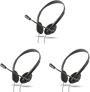 Trust Primo Micro Casque PC - Noir (Lot de 3)