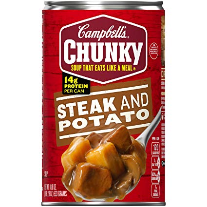 Campbell's Chunky Soup, Steak and Potato, 18.8 Ounce (Packaging May Vary)