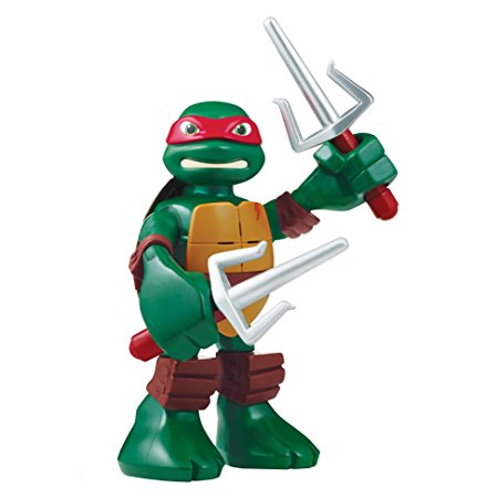 Teenage Mutant Ninja Turtles Pre-Cool Half Shell Heroes 6" Raphael Powersound Talking Turtles Figure