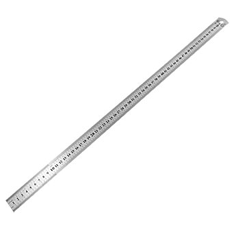 Sourcingmap a11060200ux0081 60cm Stainless Metal Measuring Straight Ruler