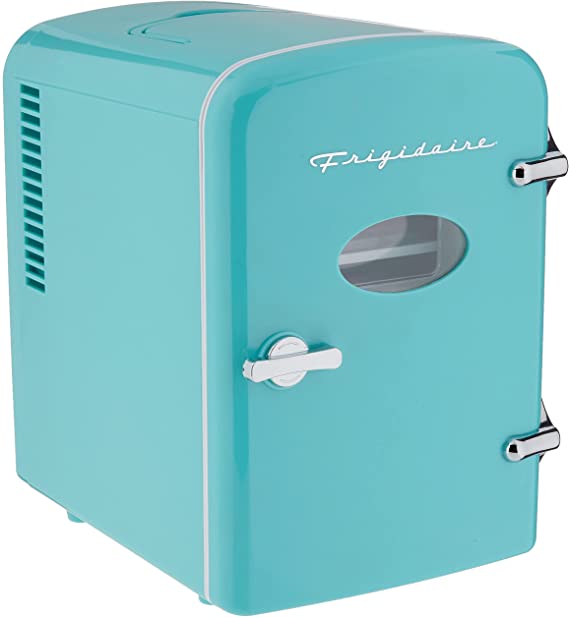 RCA RMIS129-BLUE Mini Retro 6 Can Beverage Refrigerator-Blue