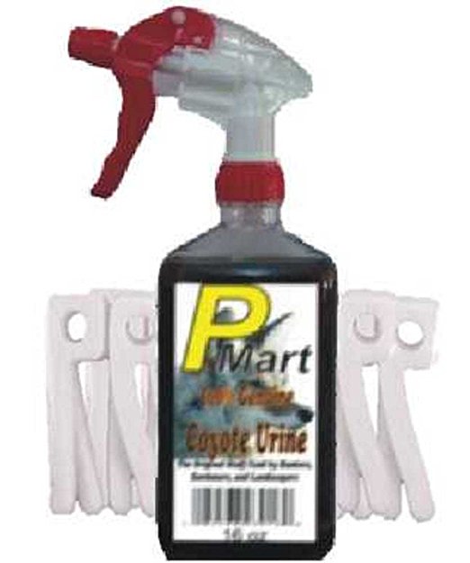 The Pee Mart - Coyote Urine P-Wick Combo 16 oz E-Z Trigger Spray!