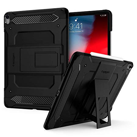 Spigen Tough Armor TECH Designed for iPad Pro 12.9 Case (2018) - Black